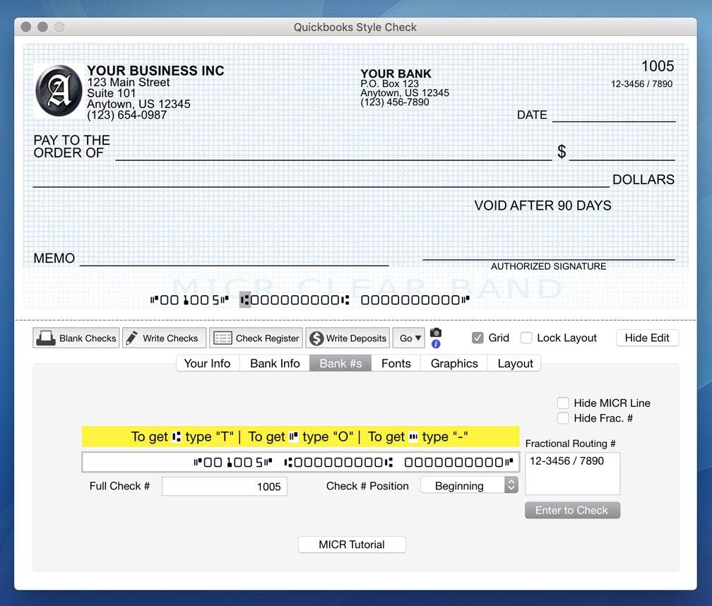CheckBuilderPro - Windows & Mac Check Printing Software